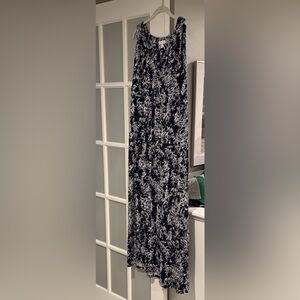 Charter Club XL ladies Navy and White Floral Maxi Dress